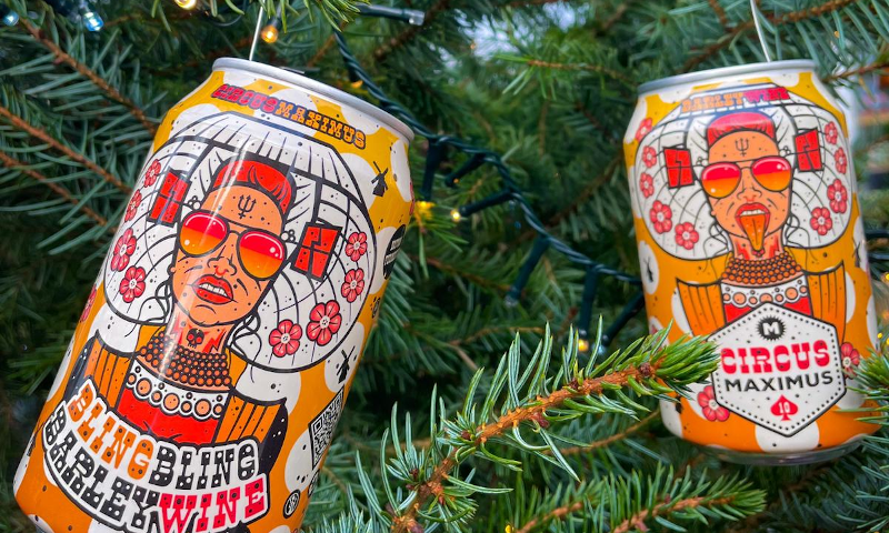 Bling Bling Barleywine in de kerstboom